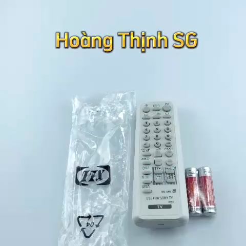 Remote điều khiển tivi SONY Mã 12, đời cũ W103, điều khiển tivi SONY màn hình CRT - Tặng kèm pin - GDCT