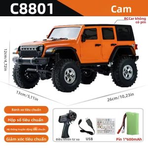 Xe Điều Khiển Từ Xa C8801 PRO Tỷ Lệ 1/18 Có Đèn 2.4G 4 Bánh Dẫn Động Điện Tốc Độ Cao Địa Hình Đồ Chơi Điều Khiển Từ Xa Cho Trẻ Em Và Người Lớn