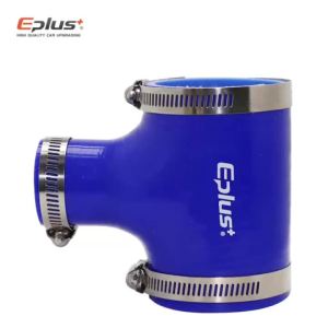 Ống Dẫn Khí Nạp Đa Năng Silicon 3 Ngã Màu Xanh Lam Tăng Cường Dùng Cho Bộ Làm Mát Trung Gian Khớp Nối Gel Silica Cho Hệ Thống Hút Gió