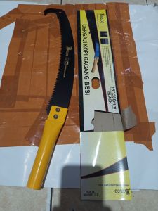 gergaji kopi lengkung panjang 15 inch gagang besi