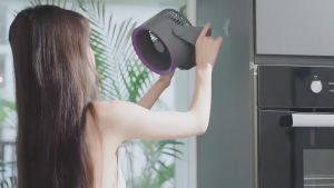 Wireless USB Rechargeable Air Circulator Fan Desktop Ventilator Wall Ceiling for Bathroom Office Home Powerful Airflow