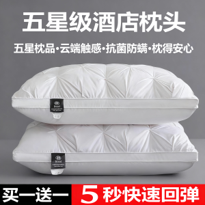 Ultra-Soft Twisted Hotel Quality Pillow Core Neck Support Sleep Aid Anti-Allergy Snoring Prevention Home Use Non-Sagging