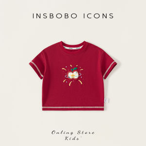 insbobo | Áo Thun Tay Ngắn Cho Bé Gái Thời Trang