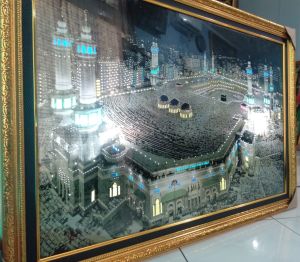 Hiasan Dinding Kota Mekkah lampu  Hiasan dinding Lampu