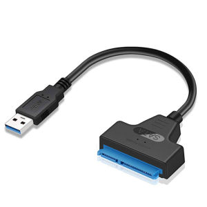 USB 3.0 to SATA 3 Cable Up to 6 Gbps For 2.5 Inch External HDD SSD Hard Drive Sata 3 22-pin Adapter USB to Sata III Cord Cable