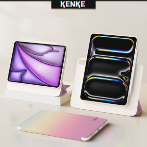 kenke ipad case 2-in-1 removable acrylic case No pen tray for ipad 2024 Air 6th gen 13 inch Air 11 inch pro 13 inch pro 11 inch （2020/2021/2022）ipad air 4th gen air 5 case mini6 ipad 7th 8th 9th gen case Single shell adsorbable refrigerator