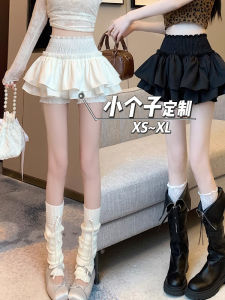 Váy Ngắn Xếp Ly Phong Cách Ballet Cho Nữ Mùa Xuân Hè 150cm Chiều Cao Nhỏ Váy Ngắn Chữ a Cạp Cao Váy Xếp Ly