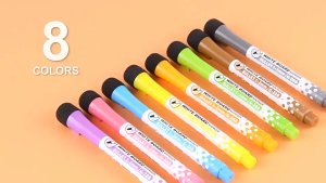 SG RumahHome® 8 Colors Magnetic Whiteboard Markers Set Water-based Dry Erase Pens for School Office Kids Stationery