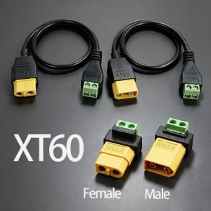 JCD | Bộ Chuyển Đổi Đầu Nối XT60 Đực Cái 2 Chân Không Cần Hàn Cho Tấm Pin Mặt Trời Máy Bay Mô Hình Cáp Sạc Cân Bằng