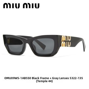 MIU MIU | White Cat Eye Retro Shading Sunglasses