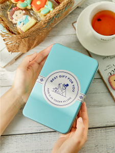 Baking Dessert Cookies Nougat Cake Snowflake Crisp Toffee Packing Box Iron Box Wooden Box Gift Packing Box