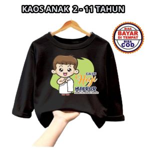 Baju Kaos Anak Laki Laki / Baju Muslim Anak Calon Haji / Baju Anak Laki Laki Terbaru / Baju Kaos Atasan Lengan Panjang