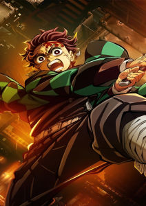 Bandai | Anime Tanjiro Kamado Demon Slayer Wall Decor Oil Painting By Numbers for Living Room Bedroom Home Decor Gift No Frame