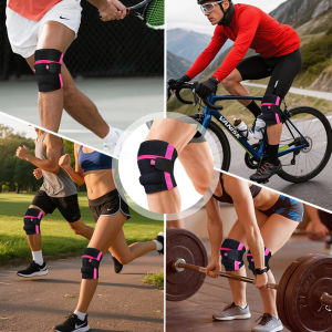 1/2PCS Knee Brace for Knee Pain with Side Stabilizers for Women Men Compression Knee Support with Patella Gel Pads Arthritis