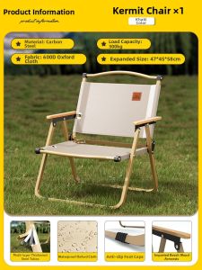 Outdoor Camping Table and Chairs Set Steel Folding Portable Backrest