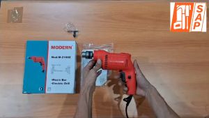 MODERN M-2100E Mesin Bor Listrik 10mm Tangan Kayu Besi