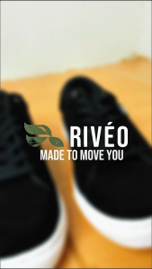 RIVÉO Terra Series - Midnight Black Sepatu Pria Sepatu Wanita Formal Sneakers Shoes