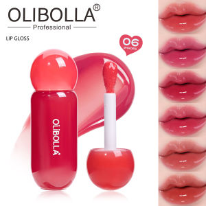 OLIBOLLA water gloss glass lip glaze，Shiny Pearl Texture Lip Glow Oil Nourishing & Non-sticky Long Lasting High Shine Lip Plumping Glass Finish Liquid Lip Gloss