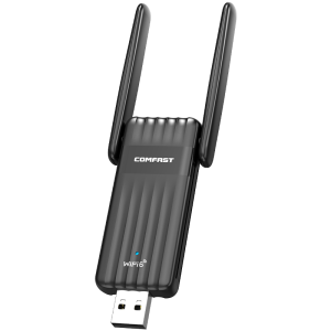 Comfast | COMFAST 300-900M WiFi 6 BT 5.3 USB Adapter Dual Band 2.4/5G RTL8851BU Wireless Free Drive Network Card For Laptop PC Win 10/11