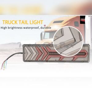 Lampu Led Stop Lamp Truck 24Volt 46cm Model 960L Lampu Rem Belakang Sein Running Truk Canter Hino Fuso Quester dll Universal 1set 2pcs
