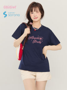 Gbiaior | Cool Feeling Straight Shoulder Short Sleeve T-Shirt