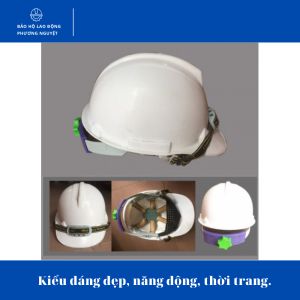 Mũ bảo hộ lao động công trường Nhật Quang nón bảo hộ tránh va đập có lót xốp chịu nhiệt có núm vặn vừa đầu