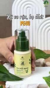 Xịt Ve Rận Chó Mèo PE4U - Xịt Ve Rận PE4U Giúp Loại Bỏ Ve Rận Bọ Chét Tránh Các Vấn Đề Về Da 50ml