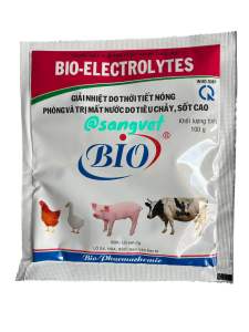 Bio Electrolytes - Cung Cấp Chất Điện Giải Giảm Nhiệt Do Thời Tiết Nóng Phòng và Tr ị Mất Nước Do Tiêu Chảy Sốt Cao 100G