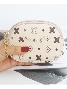 Mini Compact ซิป กระเป๋าสตางค์ใส่กุญแจเหรียญกระเป๋าถือ ทันสมัย สไตล์เกาหลี Youth PU หนัง กระเป๋าสตางค์ นุ่ม Surface ดีไซน์