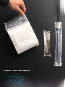 Thickened Disposable Umbrella Bag 4 Silk Long Storage Waterproof Bag for Home Use Umbrella Cover by Haobo Household Goods