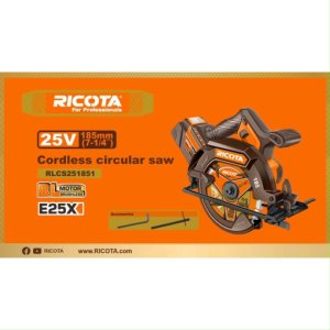 RICOTA เลื่อยวงเดือนแบตเตอรี่ไร้สาย 25V รุ่น RLCS251851 RLCS2518511