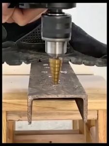 6PCS Set Mata Bor Pagoda Spiral Besi Kuningan Kayu Plastik Step Drill Tingkat Payung Cone HSS 4 12 20 32