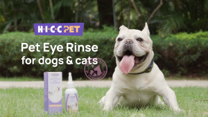 HICC PET Gentle Pet Eye Rinse Soothe Allergy Relieve Dry Eyes Pink Eyes Pet Tear Stain Cleaner for Cat Dog 150ml Exp Date:2027-02-14