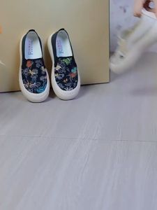 Retro style womens casual sports shoes flat single leg fashion canvas rubber shoes