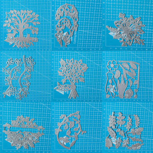 Flowers trees Metal Cutting Dies Stencils For DIY Scrapbooking Decorative Embossing Handcraft Template