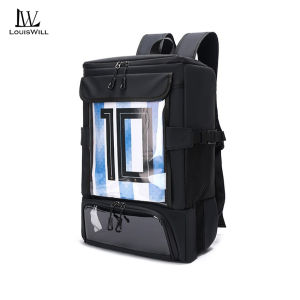 LouisWill Fashion Backpack Portable Laptop Backpack Large Capacity Shoe Compartment Backpack Laptop Backpack Water Resistant Backpack Gym Backpack Leisure Travel Bag For Sports Training Trip