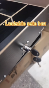 【Free gift】New Metal Cash Box Cashier Cash Box with Money Tray and Kary Money Safe Box
