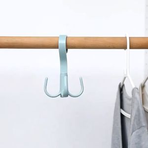 Gantungan Serbaguna Hanger 4 Kait Bisa Putar Gantungan Baju Lemari Gantungan Putar Cantelan Pakaian Sepatu Dasi Tas Terlaris