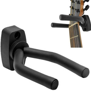 PLAYOU Guitar Hanger with Screws Guitar Hangers Keep Hook Holder Wall Mount for All Size Guitars Bass Mandolin Banjo