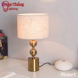 Đèn bàn trang trí phòng làm việc phòng ngủ phòng khách cao cấp DB3062 Ngọc Thắng (Tặng kèm một bóng Led Bulb 7W chất lượng)