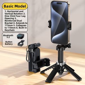 RQZN | Compact Magnetic Stabilized Selfie Stick Tripod