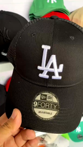 Newest NEW MLB LA Korean New York Yankee Mesh Baseball Cap Breathable Cap for men women Sun Hat Summer Tide Hat LA cap for men Baseball Cap for men