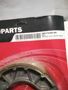 BRAKE SHOE /KAMPAS REM BELAKANG /5BP-F530K-NO / YMH: Scorpio V-ixion RXKnew Vega ZR/ MERK INDOPARTS