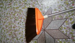 Penyapu Lantai Bulu Halus Broom Anti Rambut Lelekat Sapu Habuk Batang Stainless Steel Tahan Lasak Magic Broom