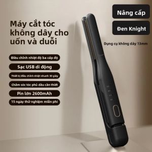 Máy Duỗi Tóc Không Dây Mini Clip Phủ Tinh Dầu Dưỡng Ẩm & Nuôi Dưỡng Tóc Khô 180 ° Điều Khiển Nhiệt Độ C
