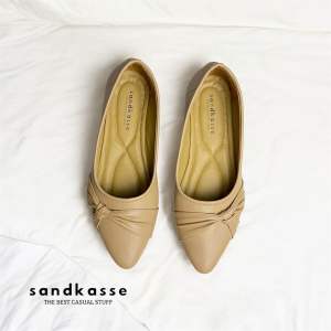 Angela Flatshoes Wanita Sol Karet