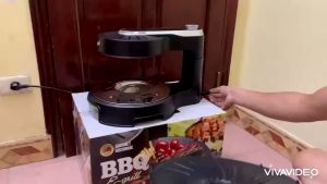 Bếp Nướng Điện Đa Năng Không Khói Easy Grill Vỉ Nướng Thịt BBQ Lò Nướng BBQ Tại Nhà Công Suất 1800W Giảm 90% Lượng Dầu Mỡ Nội Địa Hàn Bảo Hành 12 Tháng