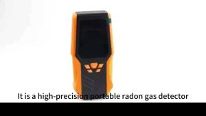 Radon detector Radon real time 0-270pCi/L range Ionic Technology rechargeable lithium battery 2000 mah