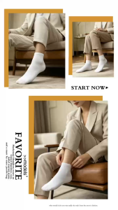 HUSH.PH Plain White Low Cut Socks Soft Cotton For Men & Women