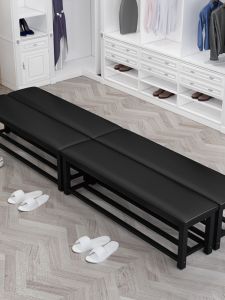 Stool for Changing Shoes Training Gym Soft Padded Long Bench Ball Court Rest Bench Bathroom Changing Room Seat Stool Restaurant Seat Stool